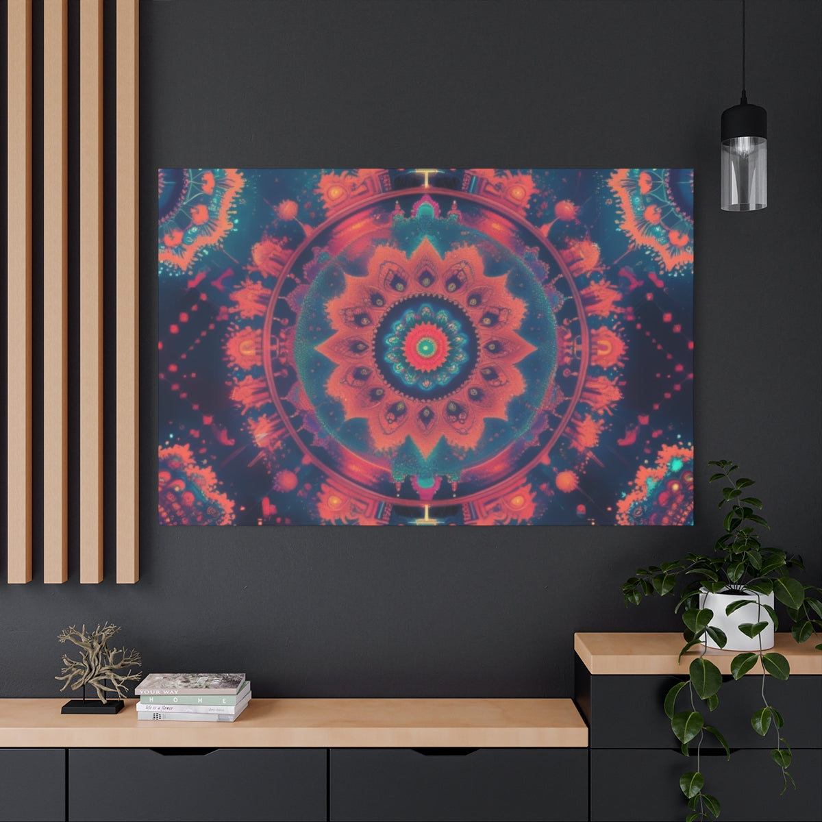Vibrant Kaleidoscopic Dreamscape