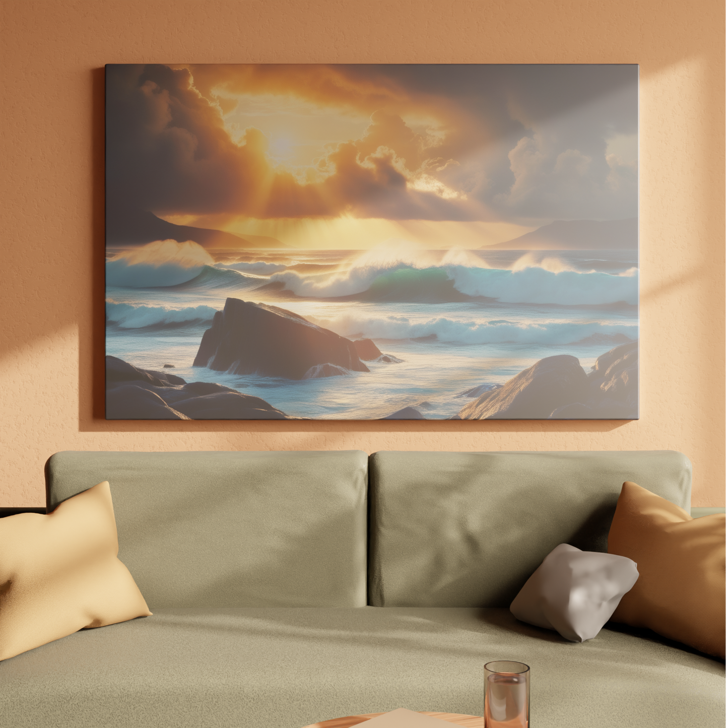 Oceanic Symphony at Sunrise