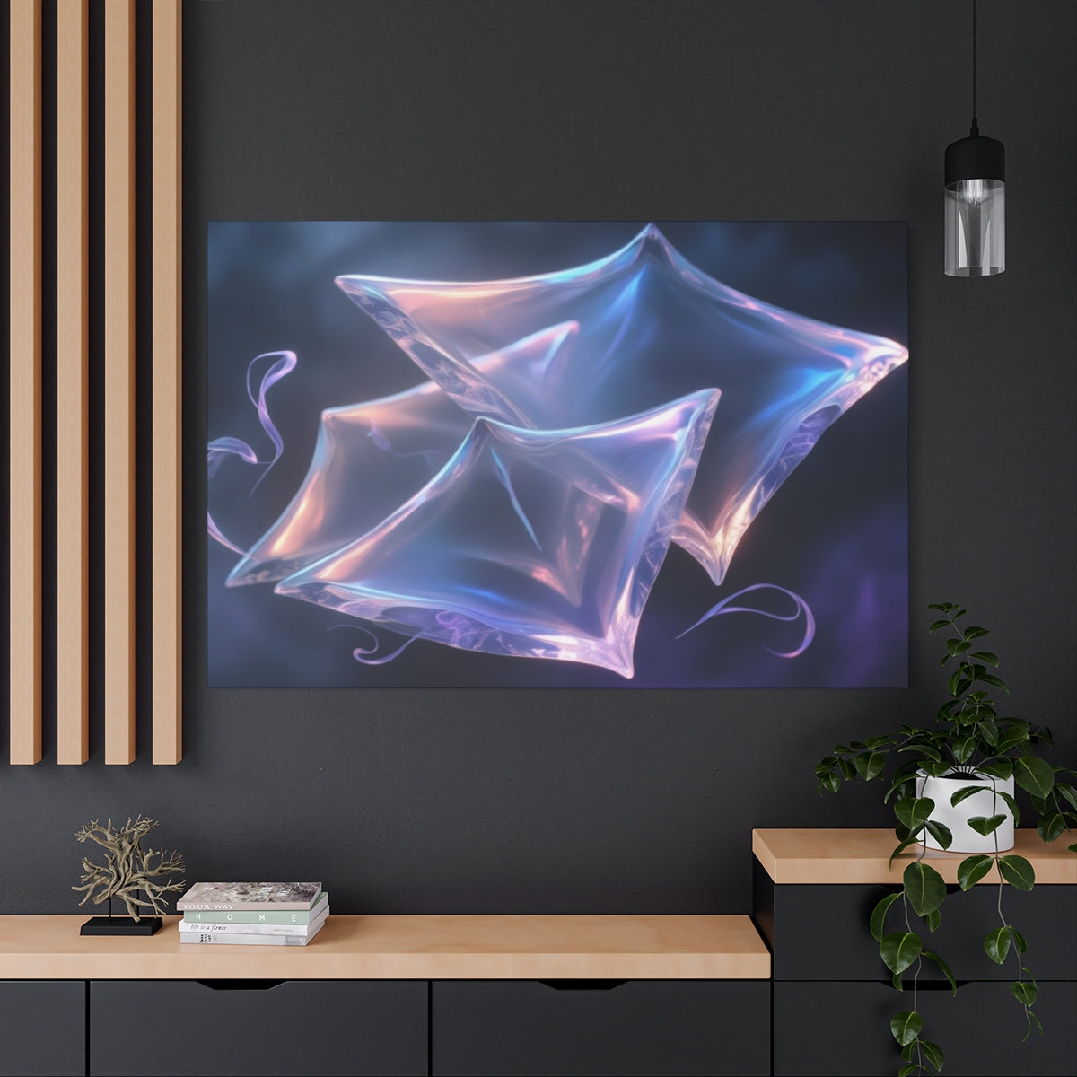 Ethereal Iridescence: Dancing Light