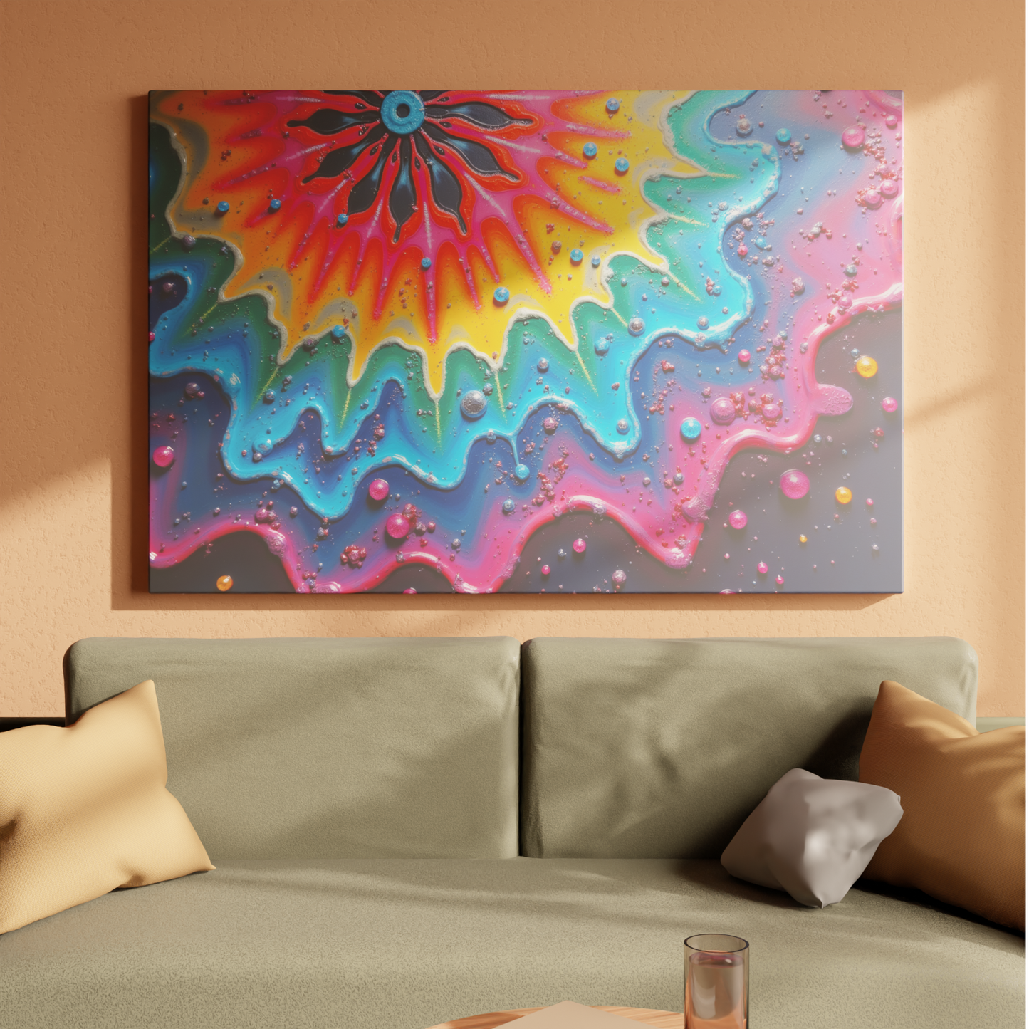 Colorful Cosmic Waves