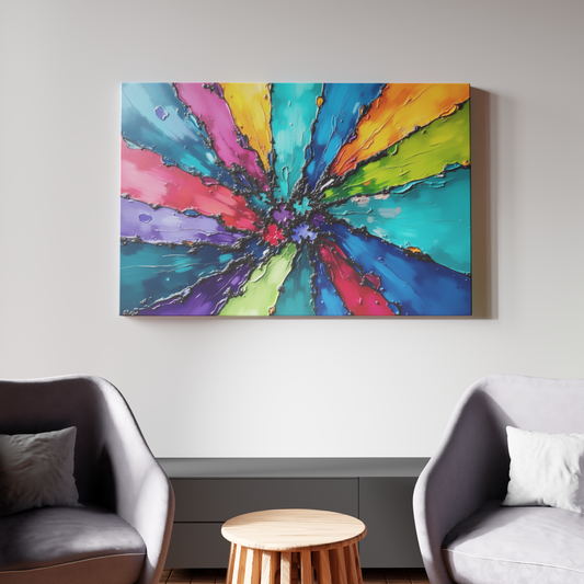 Explosion of Vibrant Colors