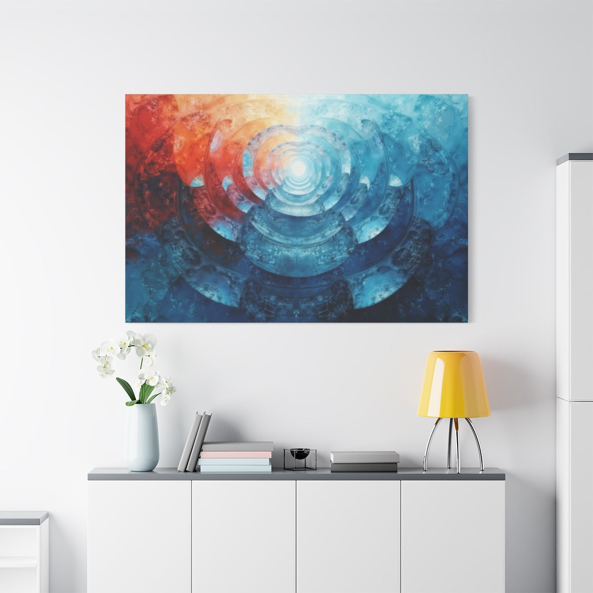 Ethereal Vortex: A Dance of Fire and Ice