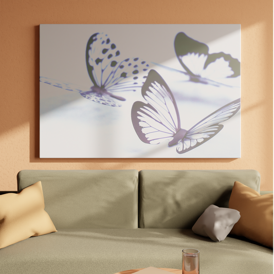 Monochrome Butterfly Dance