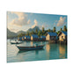 Tranquil Waters of a Stilted Village