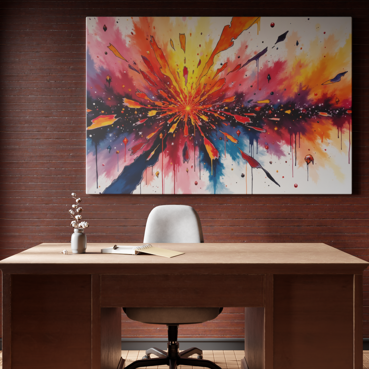 Explosive Burst of Color