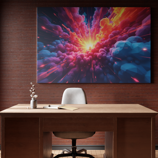 Celestial Eruption of Color