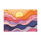 Sunset Symphony in Pastel Waves