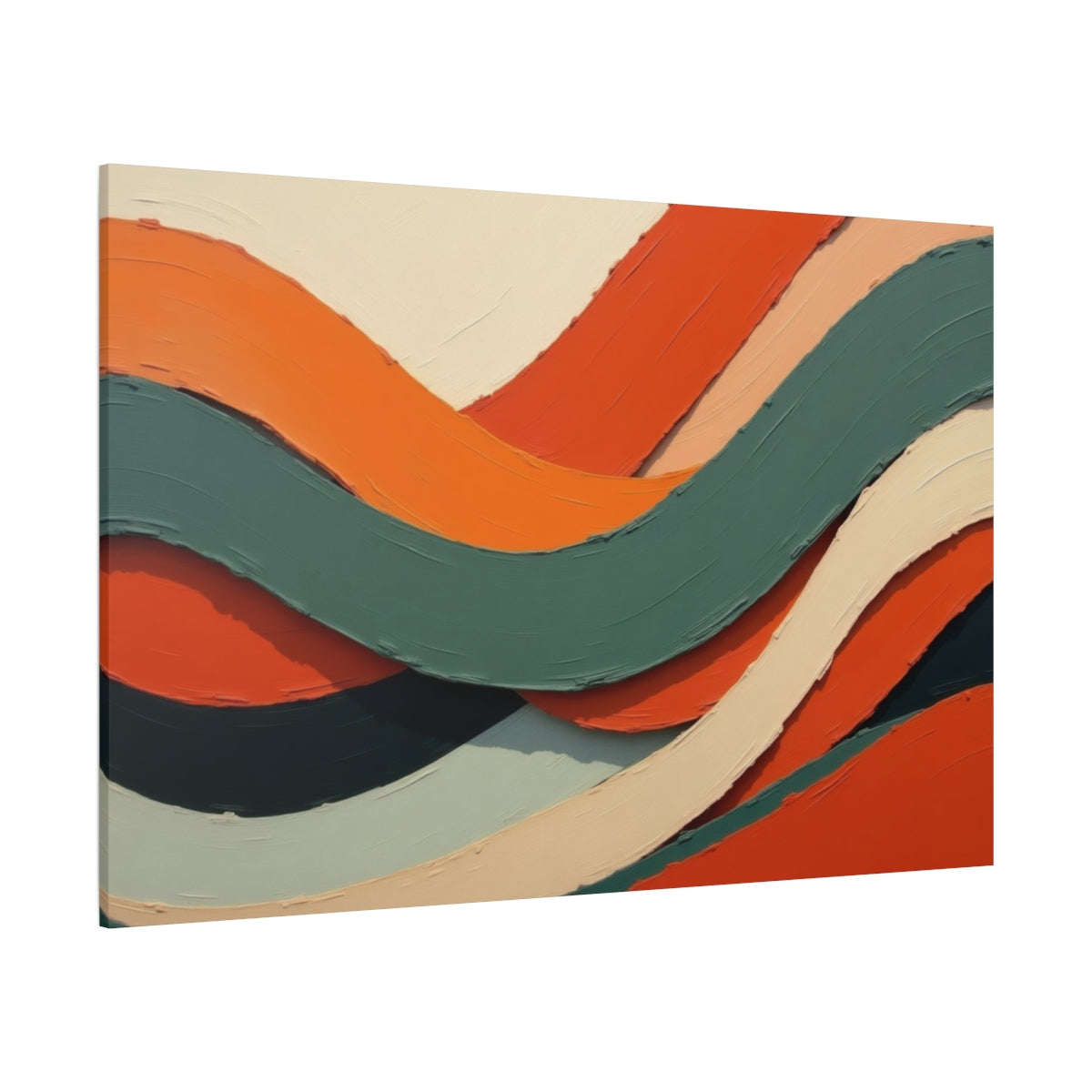 Flowing Harmony in Earth Tones
