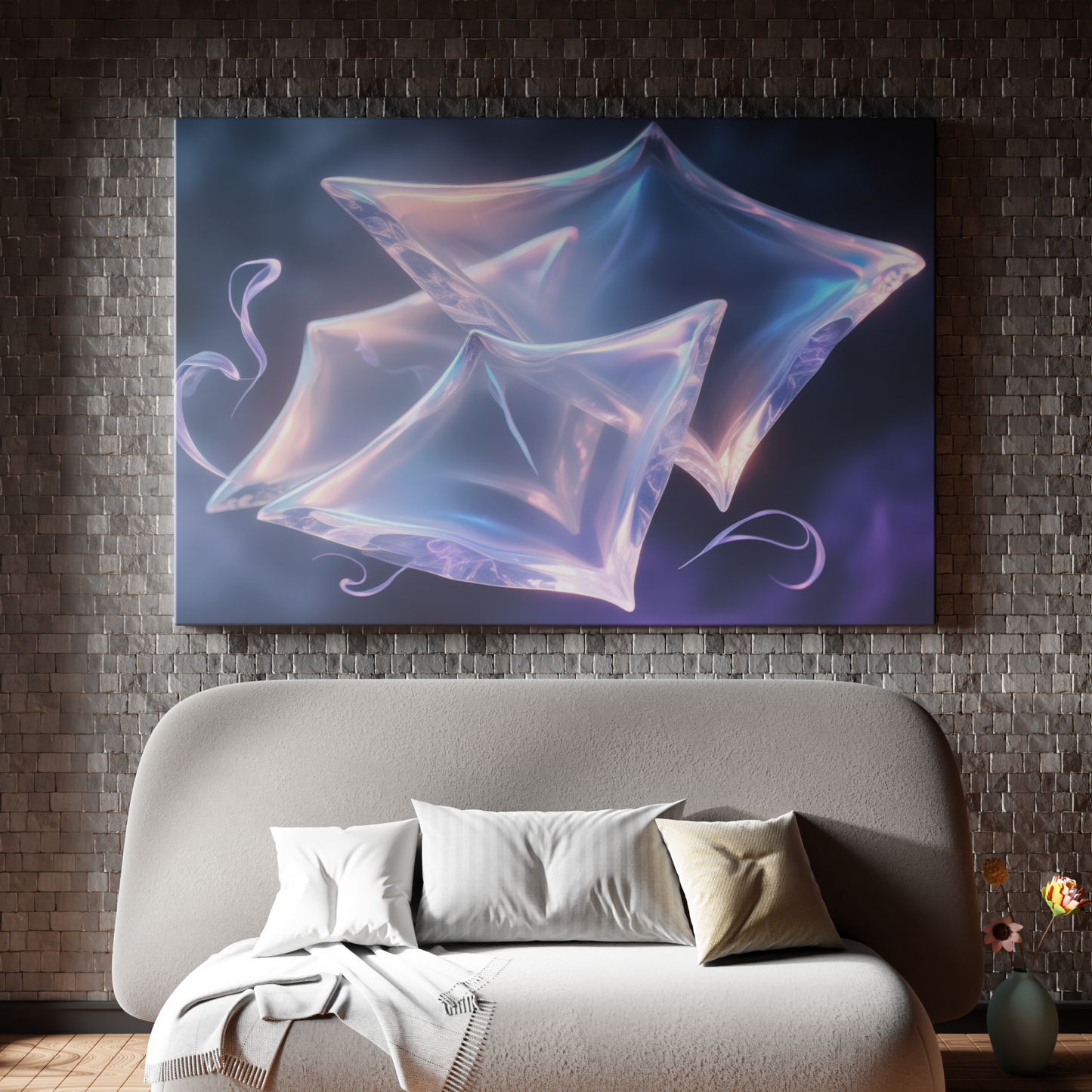Ethereal Iridescence: Dancing Light