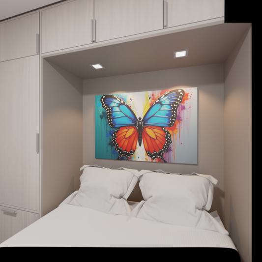 Vibrant Monarch: A Dance of Colors