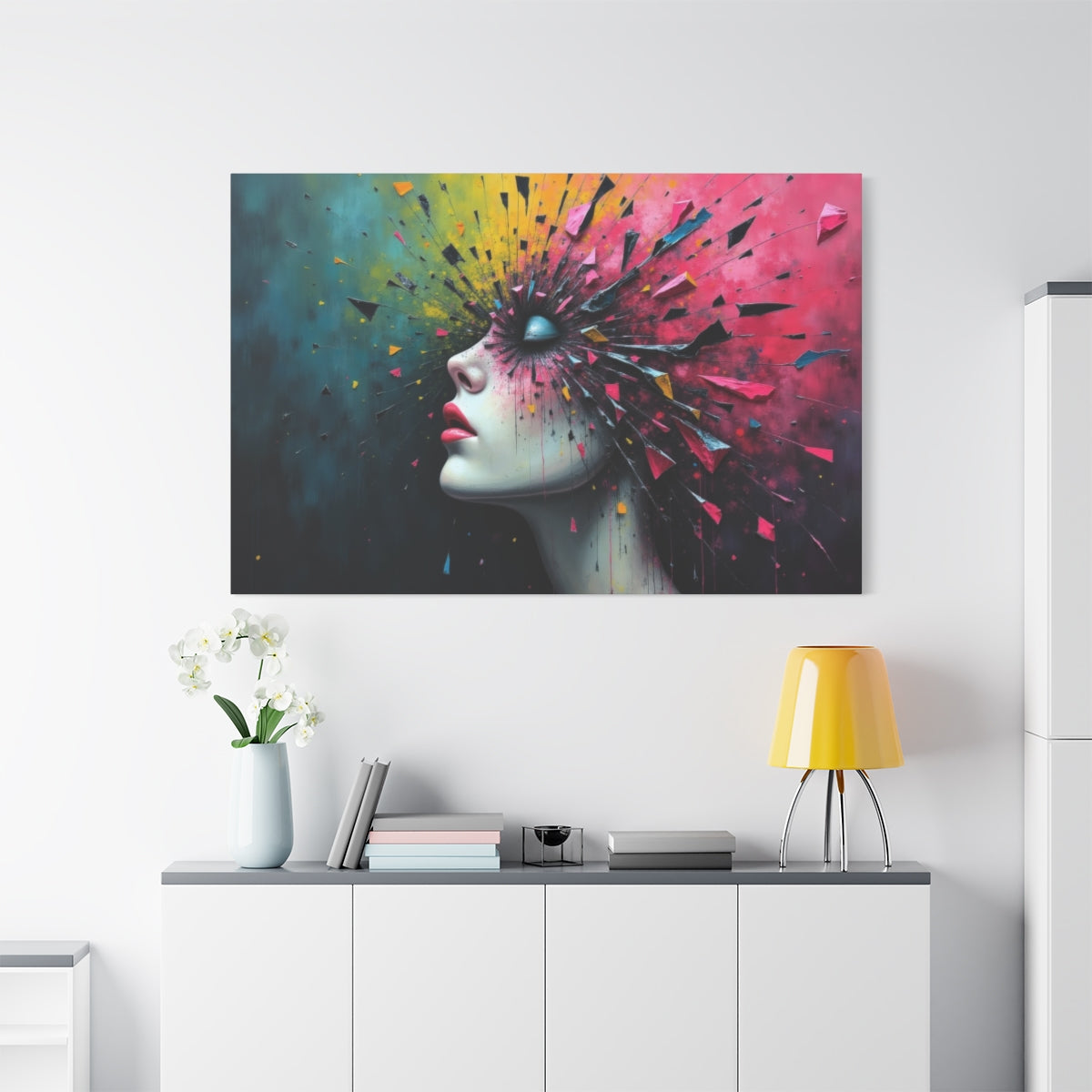 Explosive Color Portrait