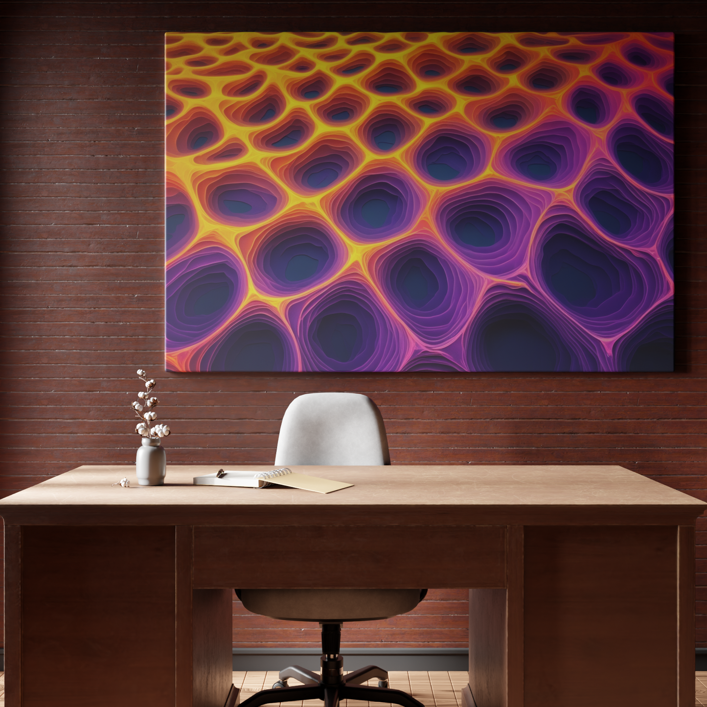 Vibrant Cellular Depths