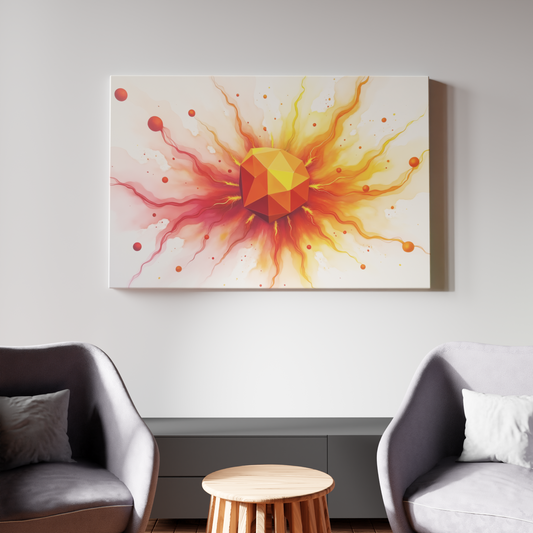 Explosion of Geometric Flame