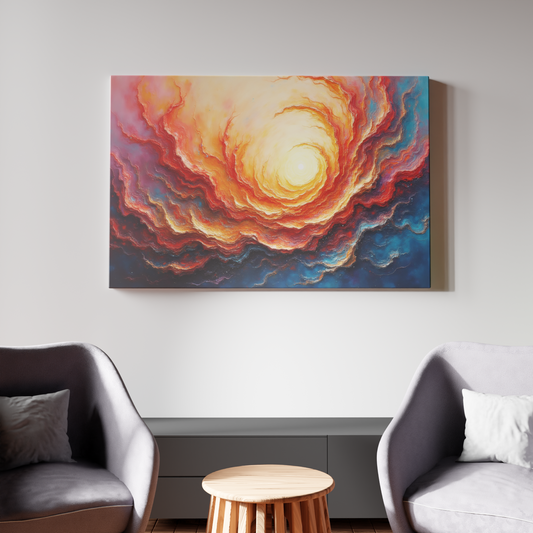 Celestial Swirls of Dawn