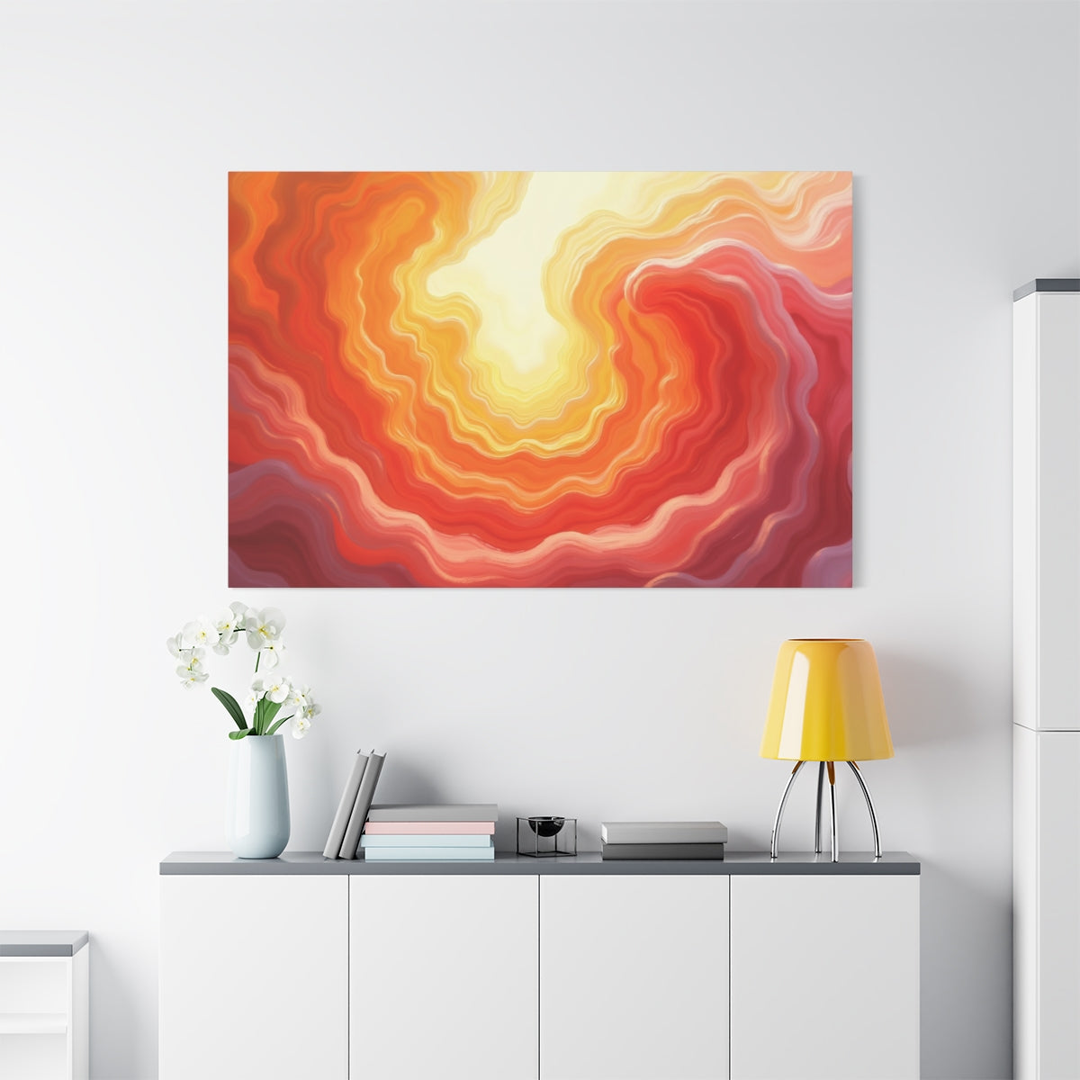 Radiant Sunset Waves