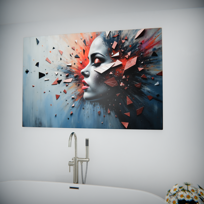 Fragmented Beauty: Shattered Expressions