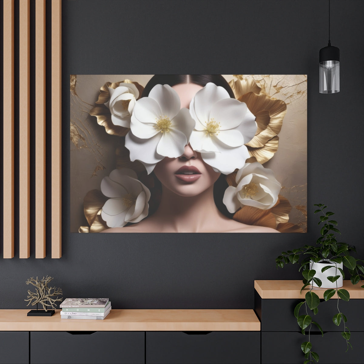Gilded Petals of Perception