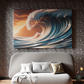 Majestic Ocean Surge at Sunset
