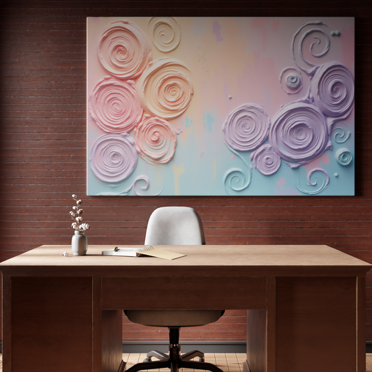 Whimsical Pastel Swirls