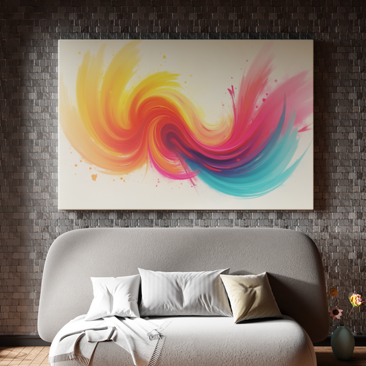 Colorful Vortex of Energy