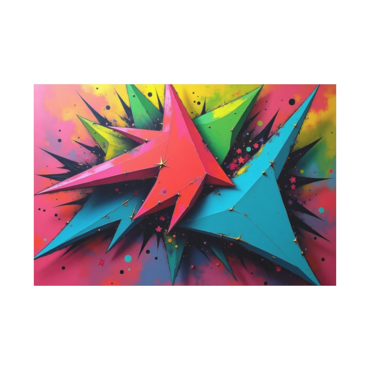 Explosive Geometric Symphony
