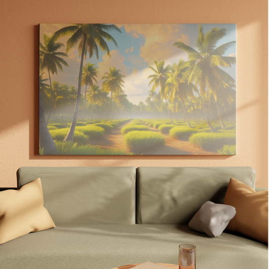 Tropical Serenity at Sunset