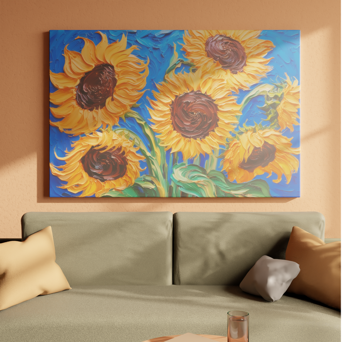Sunlit Dance of Sunflowers