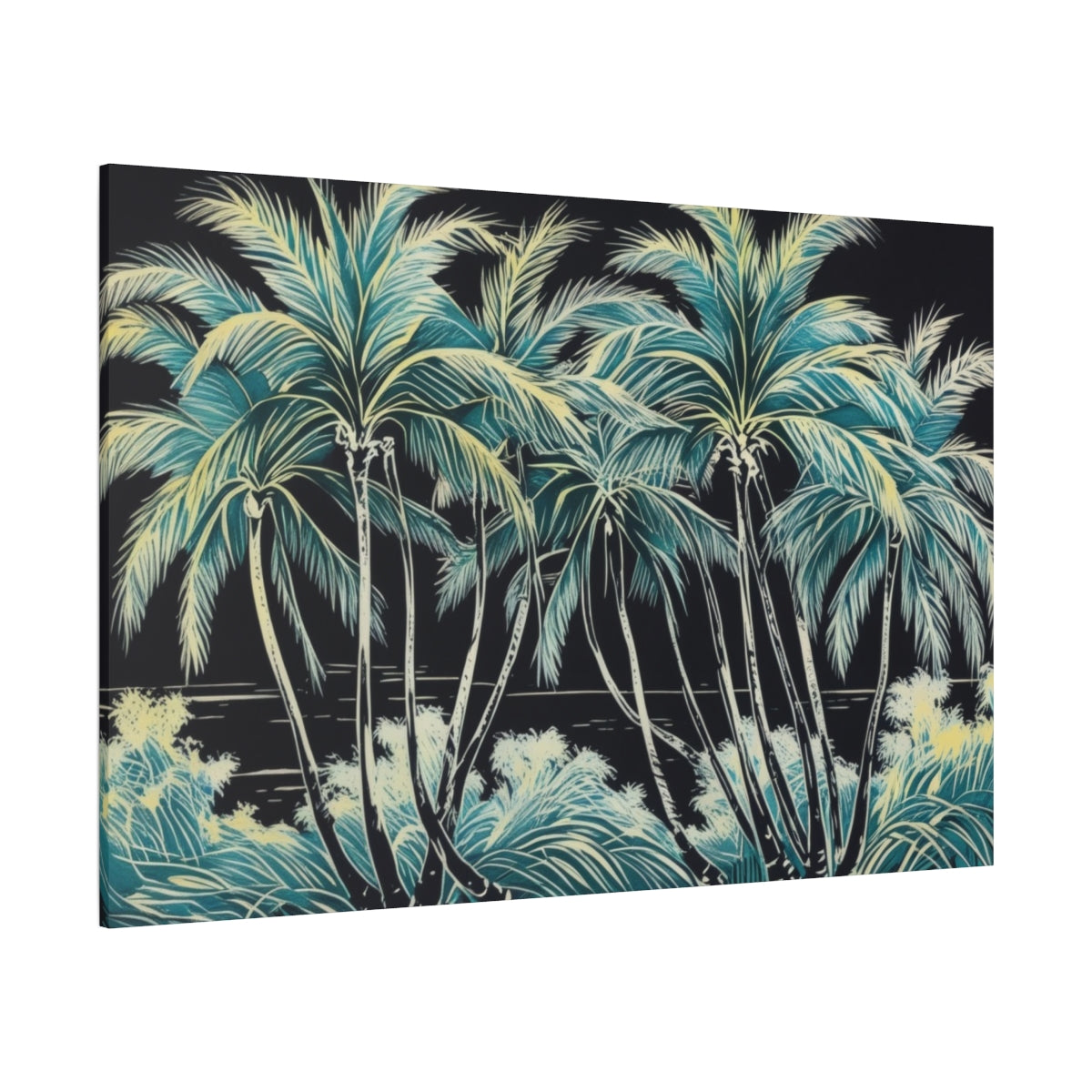 Tropical Oasis Silhouette