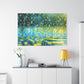 Digital Mosaic: A Splash of Neon