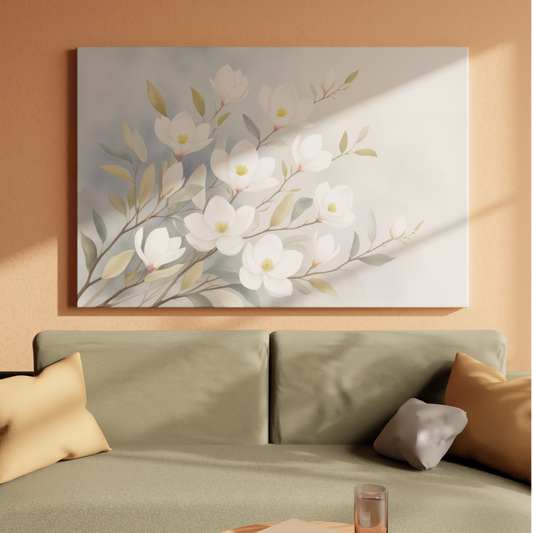 Gentle Blooms Amidst Mist