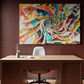 Vibrant Tornado of Colors