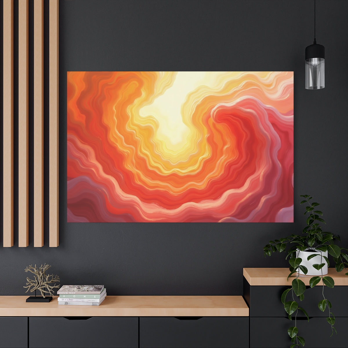 Radiant Sunset Waves