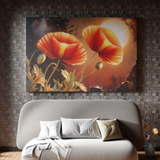 Sunset Poppies in Bloom