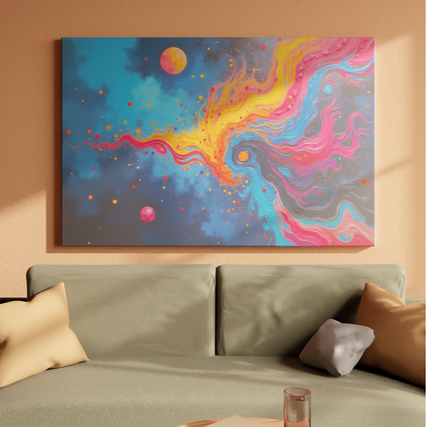 Cosmic Dance of Colors