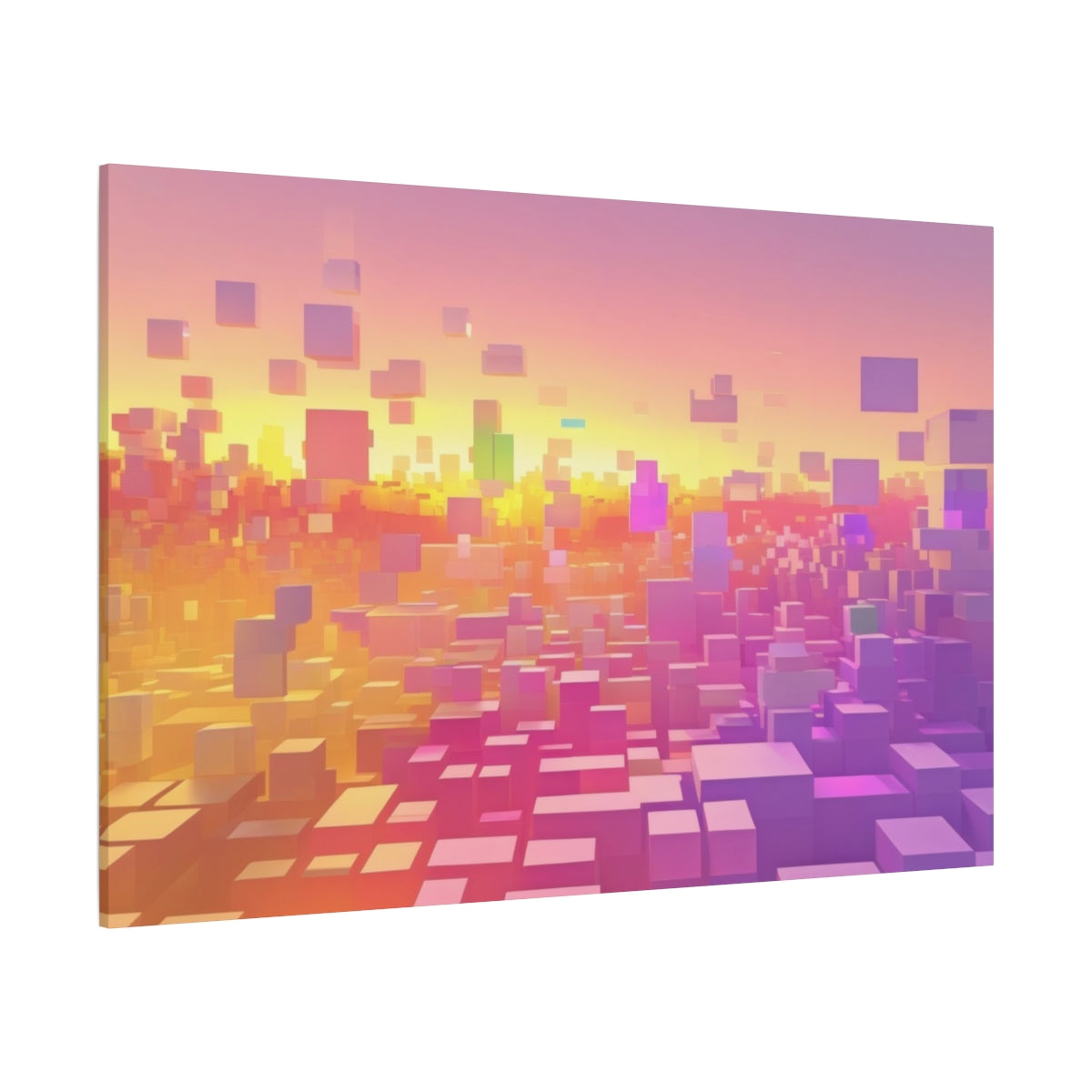 Sunset in the Digital Skyline