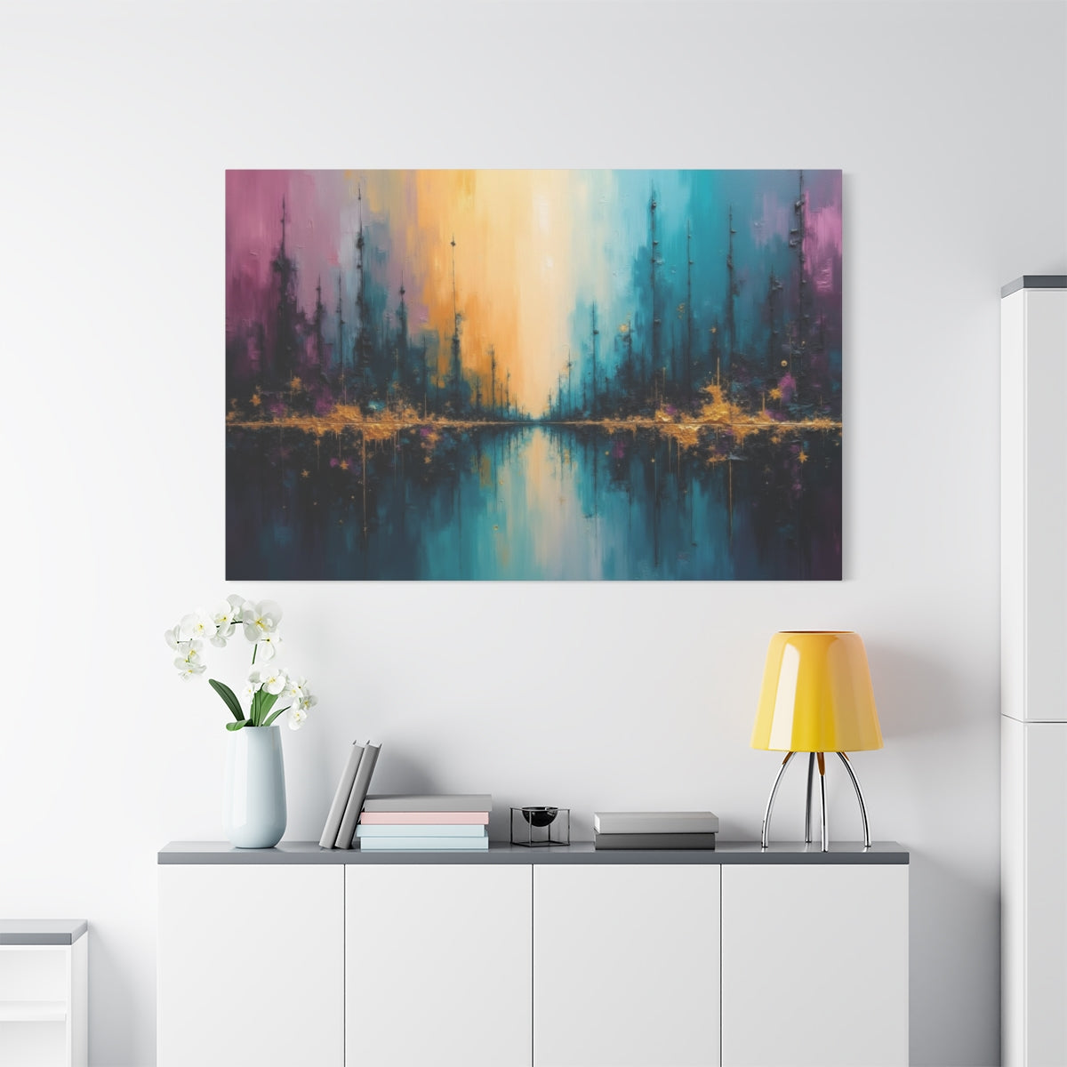 Symphony of Colors Over Water