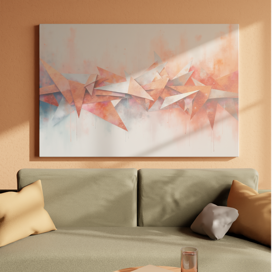 Geometric Burst of Color
