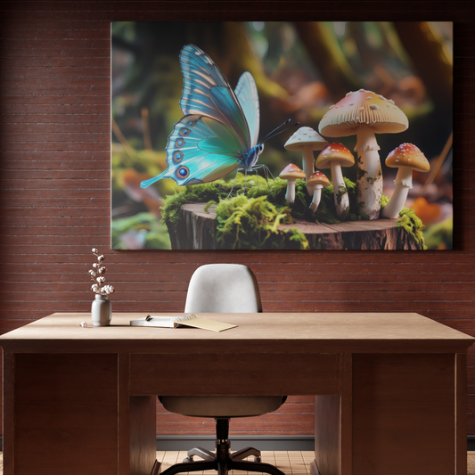 Whimsical Elegance in Forest Light