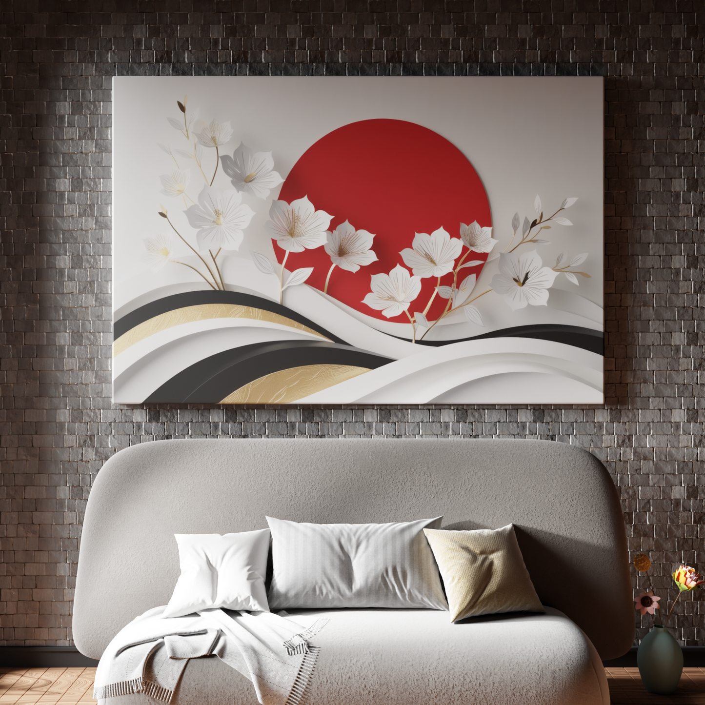Serenity in Bloom: Radiant Harmony