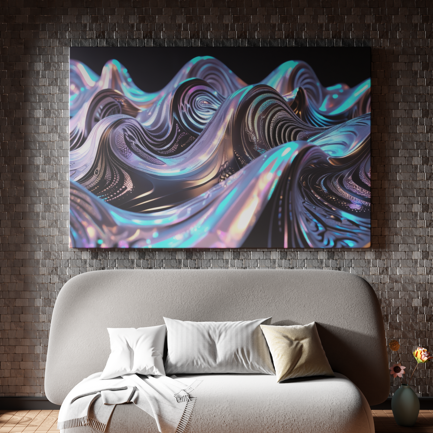Luminescent Waves of Steel