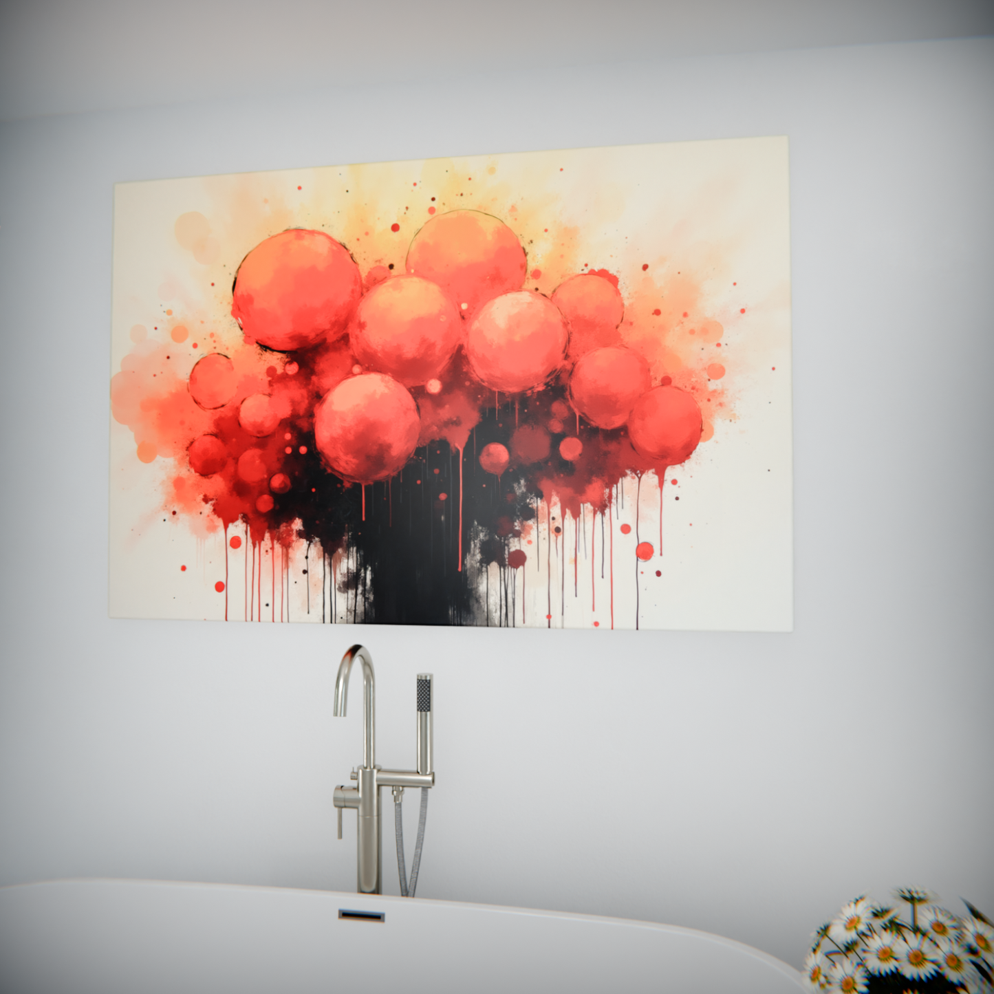 Eruption of Red and Orange