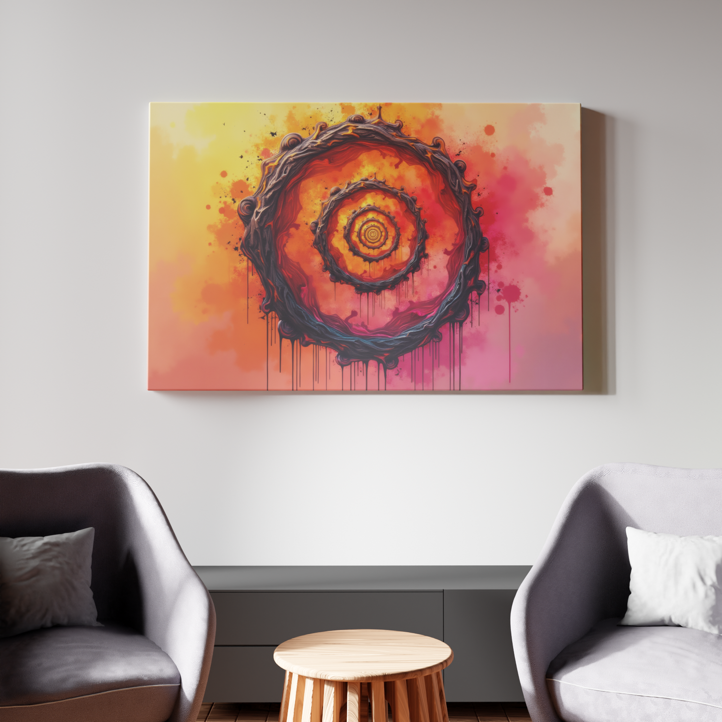 Spiral of Flames