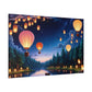 Lanterns Over Twilight Lake