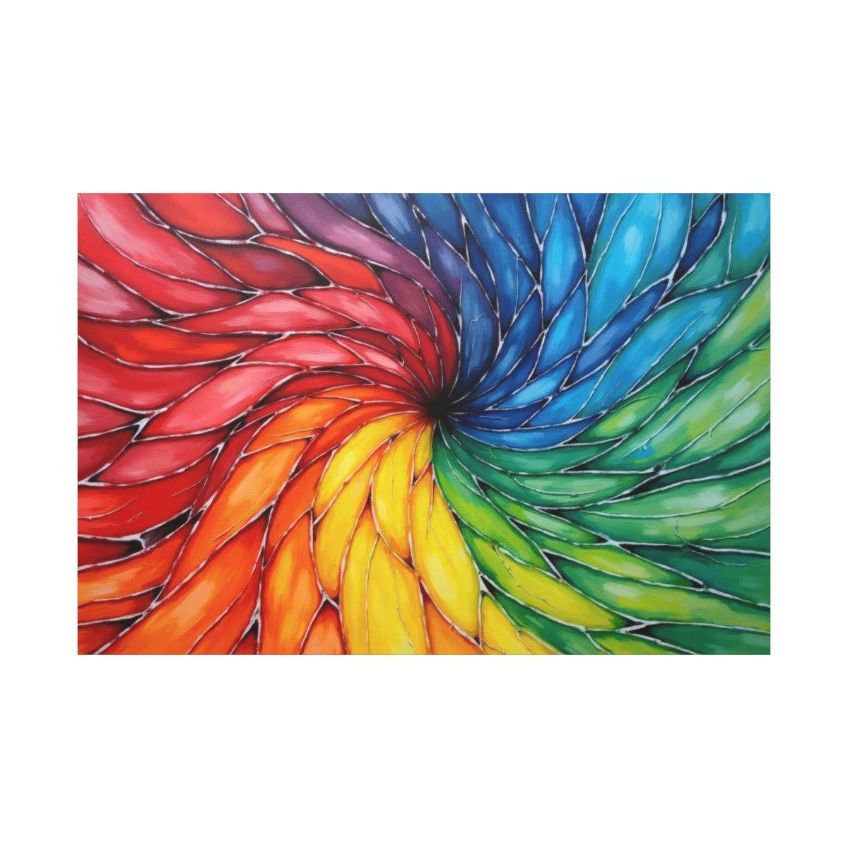 Vibrant Spiral Dance