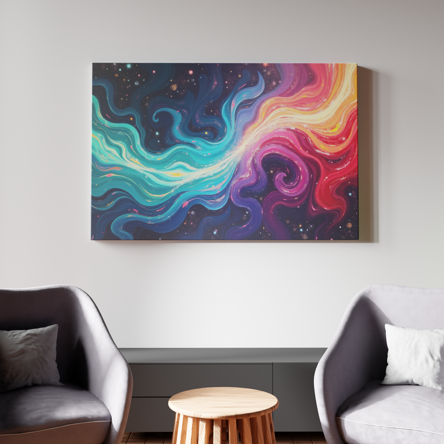 Cosmic Dance of Colors