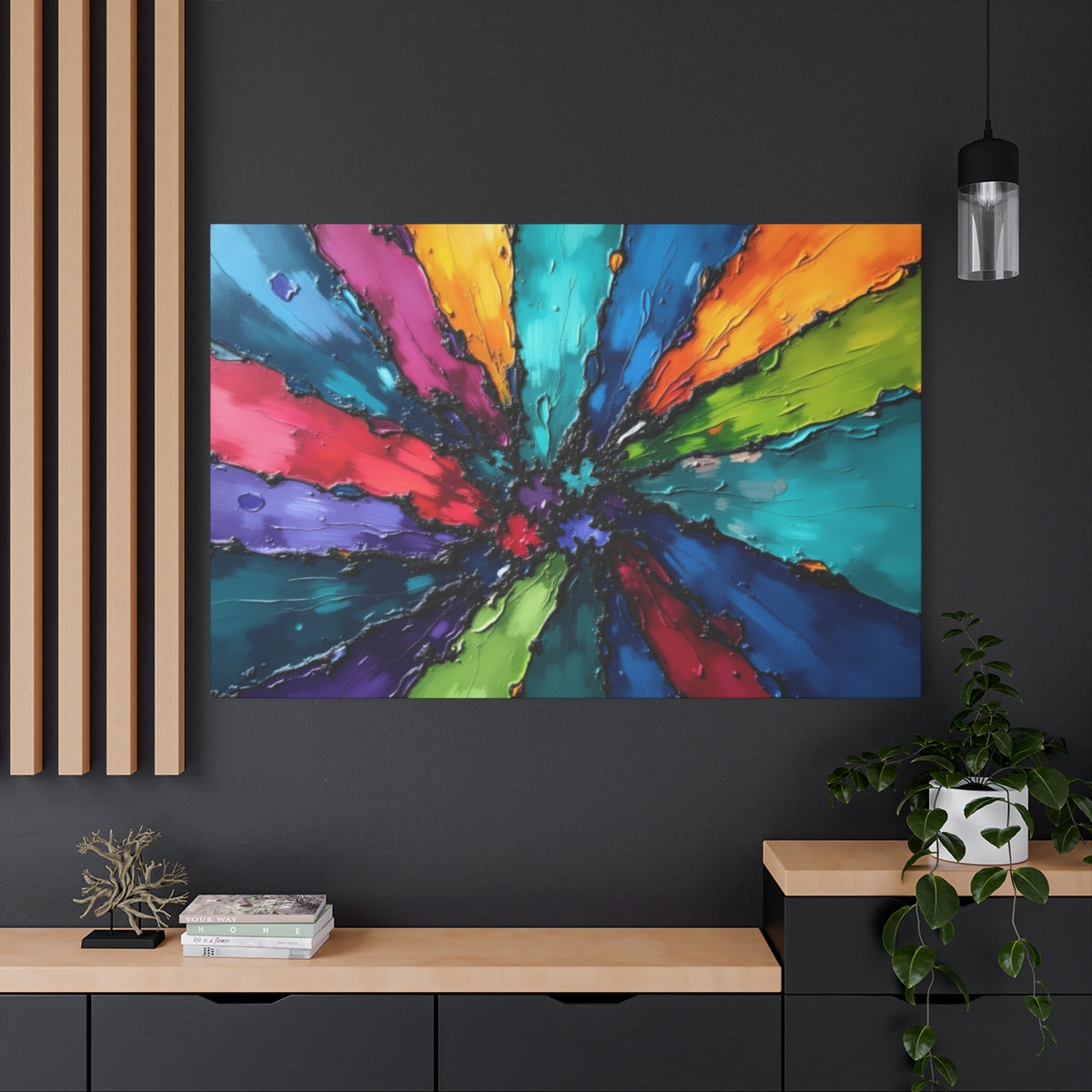 Explosion of Vibrant Colors