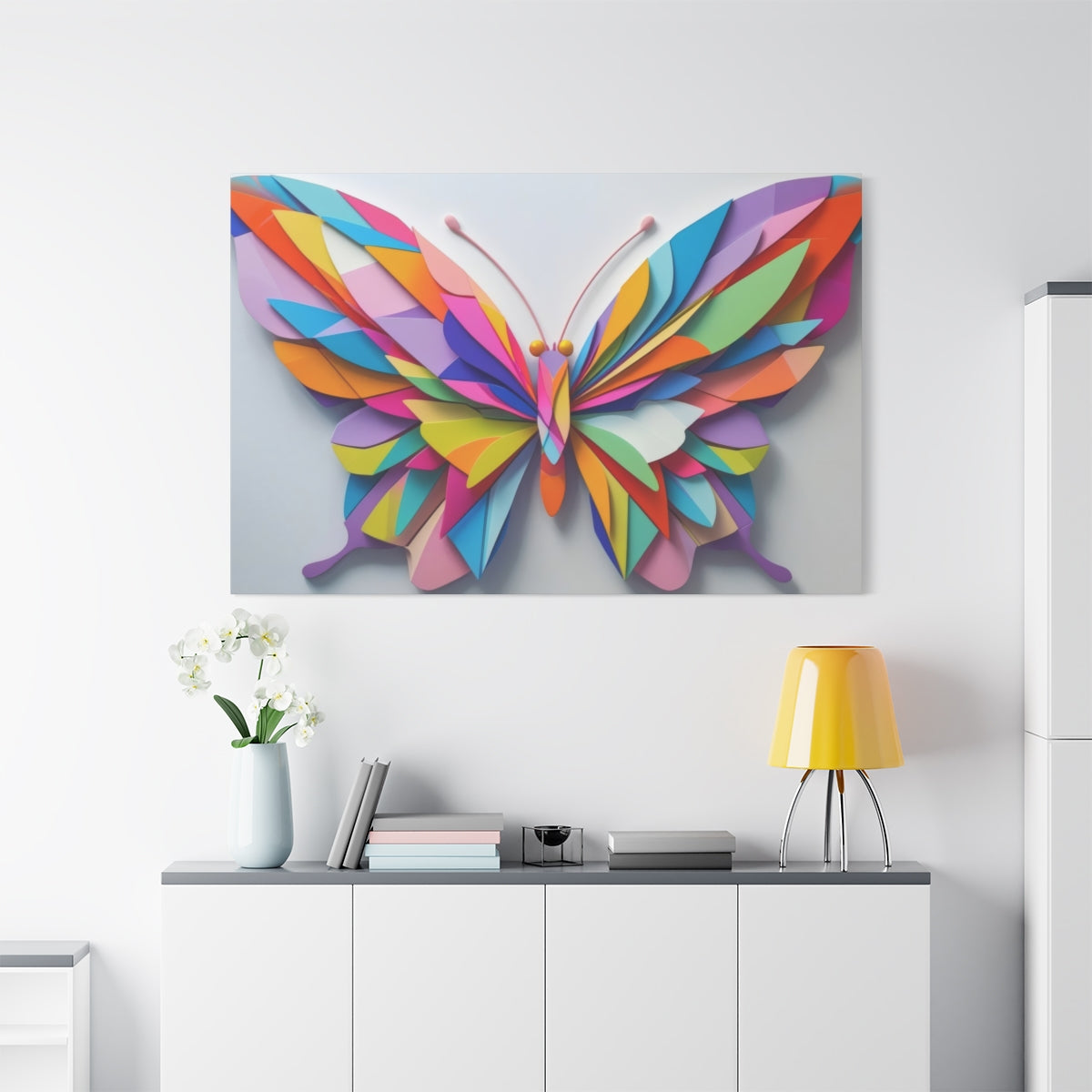 Vibrant Kaleidoscope Butterfly