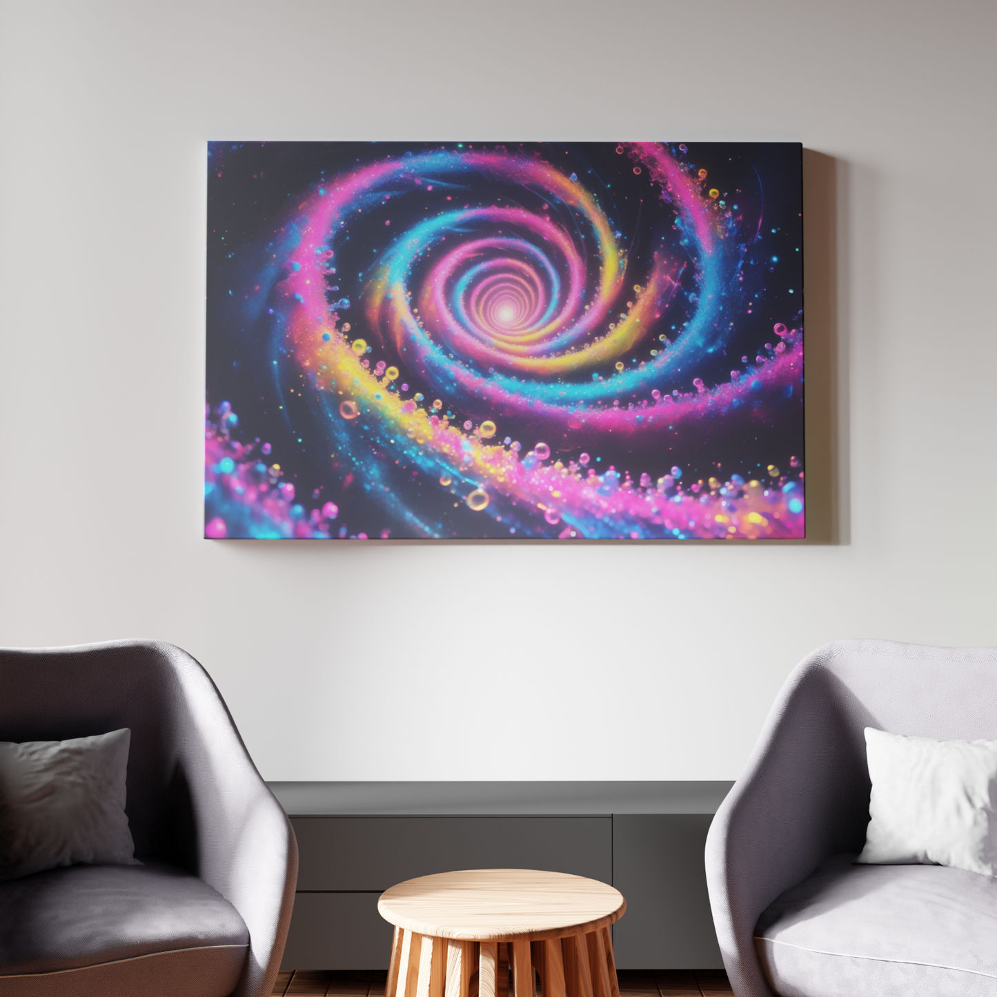 Cosmic Vortex of Colors
