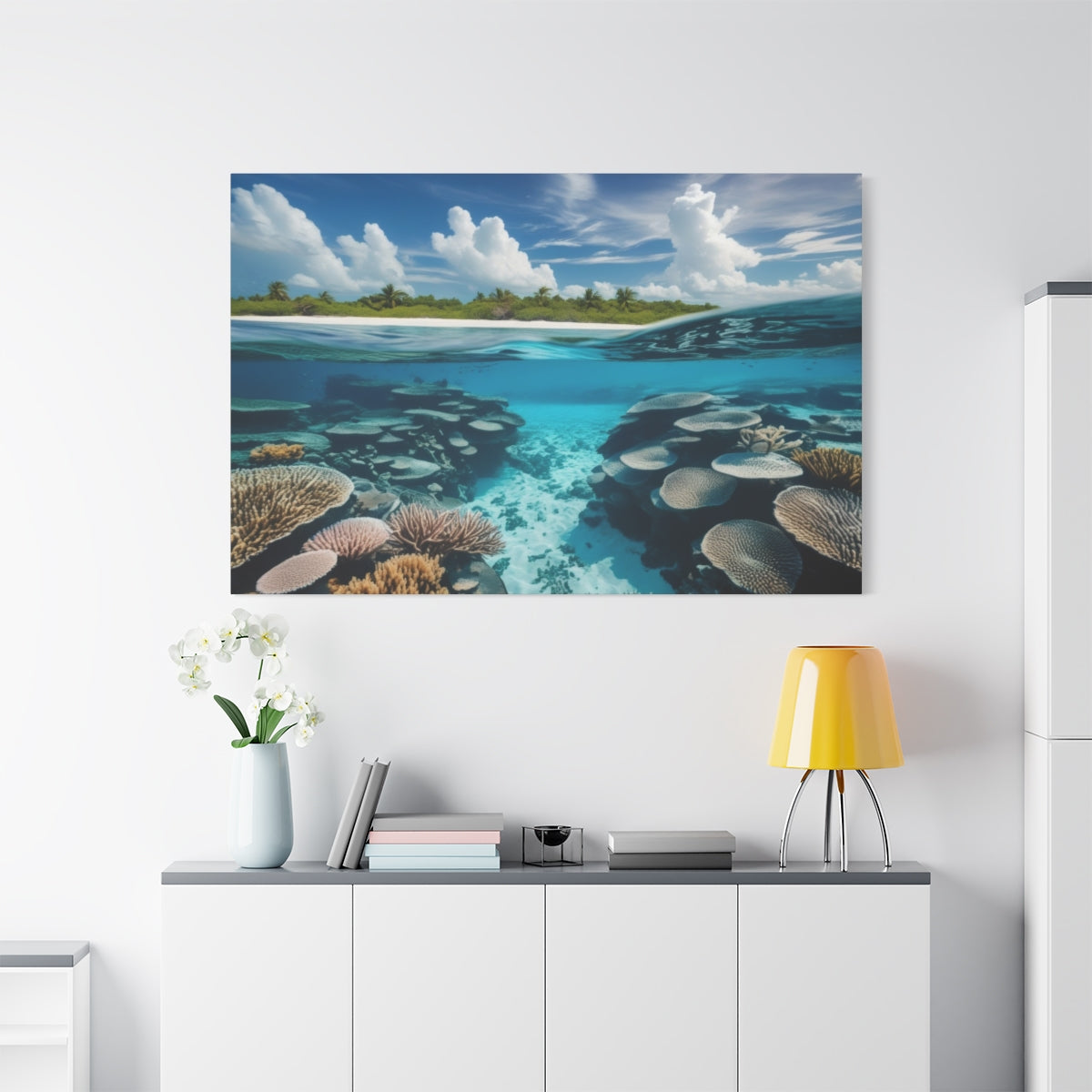 Beneath the Waves: A Tropical Dreamscape