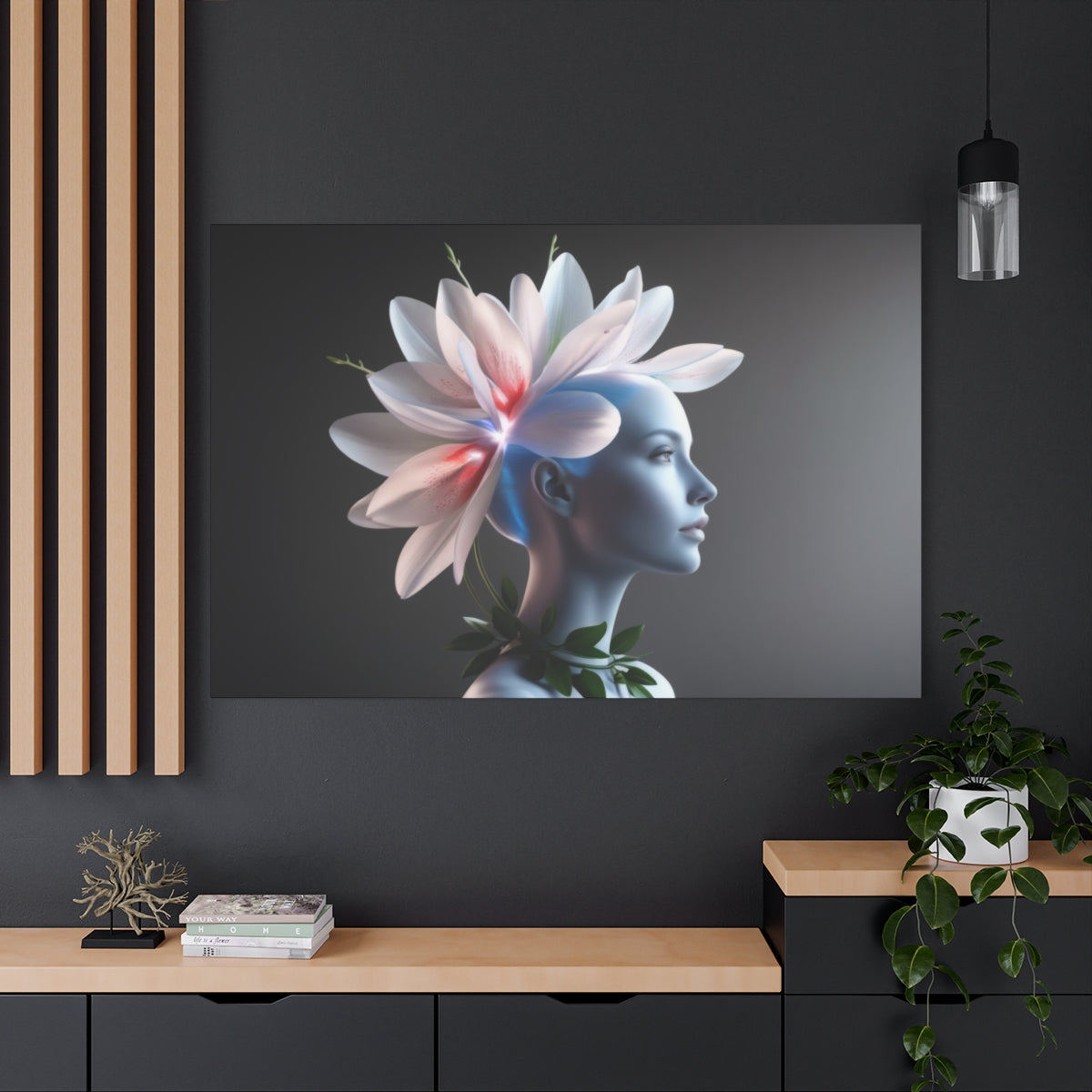 Ethereal Blossom: Portrait of Grace